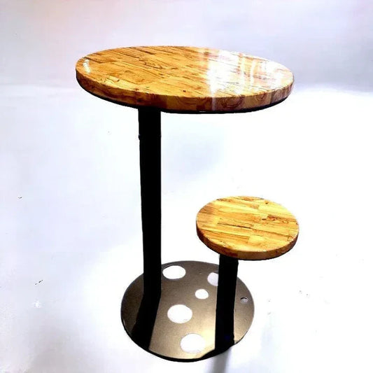 Modern Human Shape Round Accent Table